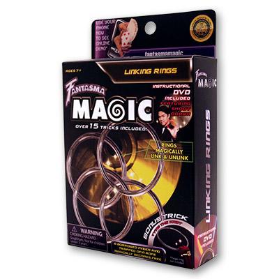 Verbindungsringe, DVD und 4-Ring-Set von Shoot Ogawa und Fantasma Magic